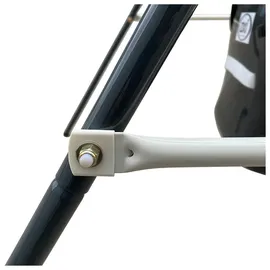 Axi Babyschaukel Metall 146 x 94 x 118 cm Anthrazit und Creme