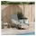 vidaXL Sonnenliege 157 x 55 x 92 cm Beige