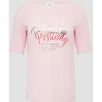 S.Oliver - Jersey-T-Shirt im Slim Fit T-Shirt aus Baumwoll-Mix,