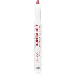 Inglot PlayInn Velvet Define Lip Pencil intensiver Lippenstift Farbton MUTED BERRY 66 1,6 g