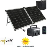 (0% MwSt) Tragbare Powerstation & Solargenerator 614,4 Wh, USV, 240-W-Solarpanel
