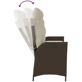 vidaXL Gartenbank 58 x 93 x 58 cm Braun