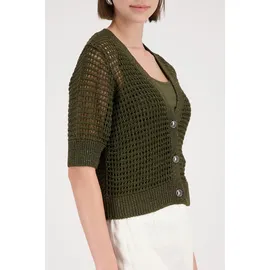 Monari Strickjacke olive 46