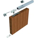 Woelm GmbH Schiebetürbeschlag,mit Laufschiene, 2150mm,FB max.1200,naturton