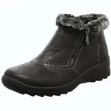 Rieker Damen Stiefelette schwarz/grau - Schwarz - 40