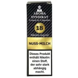 Nuss-Milch 10ml 18mg NicSalt Liquid by Aroma Syndikat