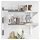 vidaXL Wandregal 75 x 30 x 60 cm Silber