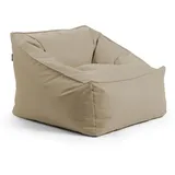 mokebo Sitzsack, Beige, 75x60x95 cm, Oeko-Tex®, Gartenmöbel, Gartenstühle, Outdoor-Sitzsäcke