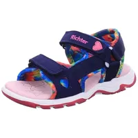 Richter Kinderschuhe Leonie Sandale, Dunkelblau, 33 EU - 33