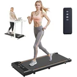 Vevor Walking Pad Laufband unter den Schreibtisch, Laufband zum Arbeiten, funktionierendes Laufband mit 120 kg Tragkraft, tragbares Pad mit 2,5 PS, Fernbedienung LED-Anzeige 1-6 km/h Schwarz