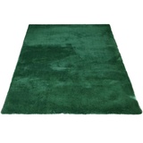 my home Hochflor-Teppich »Microfaser Teppich Magong«, rechteckig, grün