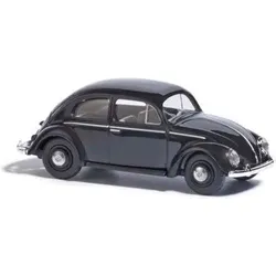 BUSCH 52902 1:87 VW Käfer mit Brezelfenster, Schwarz