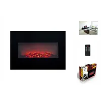 Classic Fire Dekorativer elektrischer Wandkamin Classic Fire Memphis Schwarz