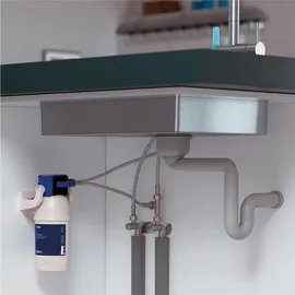 Brita 3-Wege-Küchenarmatur Edelstahl Silber