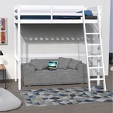 le quai des affaires Hochbett Studio 140 x 190 cm Weiß