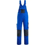 Latzhose Größe 76C54 kornblau/schwarzblau