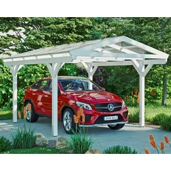Einzelcarport SKANHOLZ "Westerwald", weiß, H: 220cm, Carports