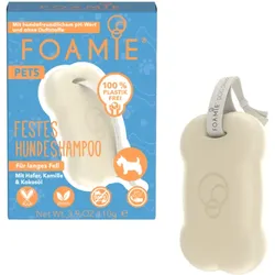 New Flag Foamie Hundeshampoo langes Fell 110 g