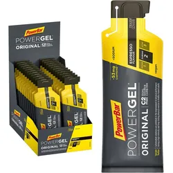 Powerbar PowerGel Original Espresso 24x41g - High Carb Energie Gel+53mg Koffein One Size