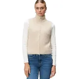 Zero Strickjacke Damen mit Reißverschluss (1-tlg) Plain/ohne Details beige 40 EU