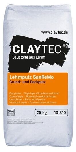 CLAYTEC Lehmputz SanReMo HW - 25 kg Sack