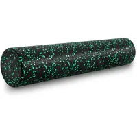 ProsourceFit High Density Foam Rollers 36 - inches long, Firm Full Body Athletic Massage Tool for Back Stretching, Yoga, Pilates, Post Workout Muscle Recuperation, Black/Green