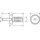 HellermannTyton Spreizniet 6.0-6.4mm PA6 orange HTWD-R6