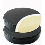 EXZFW 2er Set Sitzkissen Outdoor Stuhlkissen rund 35x5cm Sitzkissen Stuhl, Bequeme Sitzpolster Outdoor, langlebige Stuhlkissen Outdoor, Ideale Sitzkissen Bank und Gartenstuhl,N012,35x35x5cm