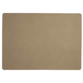 Asa Selection soft leather placemats Tischset sandstone braun