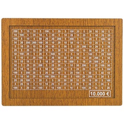 XDeer Spardose Spardose Holz Sparbüchse SparBox mit Sparziel und Zahlen, zum ankreuzen Holzkiste Sparbüchse für Kinder