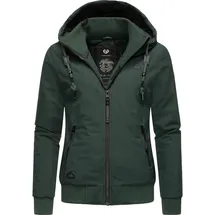 Ragwear Winterjacke "Nuggie Melange", Damen, Gr. XXXL(46), grün (dunkelgrün), Obermaterial: 100% Polyester. Innenfutter: 100% Polyester.