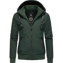 Ragwear Winterjacke "Nuggie Melange", Damen, Gr. XXXL(46), grün (dunkelgrün), Obermaterial: 100% Polyester. Innenfutter: 100% Polyester.