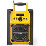 Tragbares sehr robustes UKW Bluetooth Radio Baustellenradio Handwerkerradio Bau