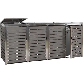MCW Mülltonnenverkleidung K14 264 x 120 x 85 cm anthrazit