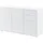 [en.casa] Paarl 74 x 117 x 36 cm Weiß hochglanz