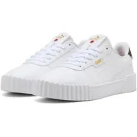 Puma Carina 3.0 Animal Flair Damen Weiß/Grau/Gold 38,5