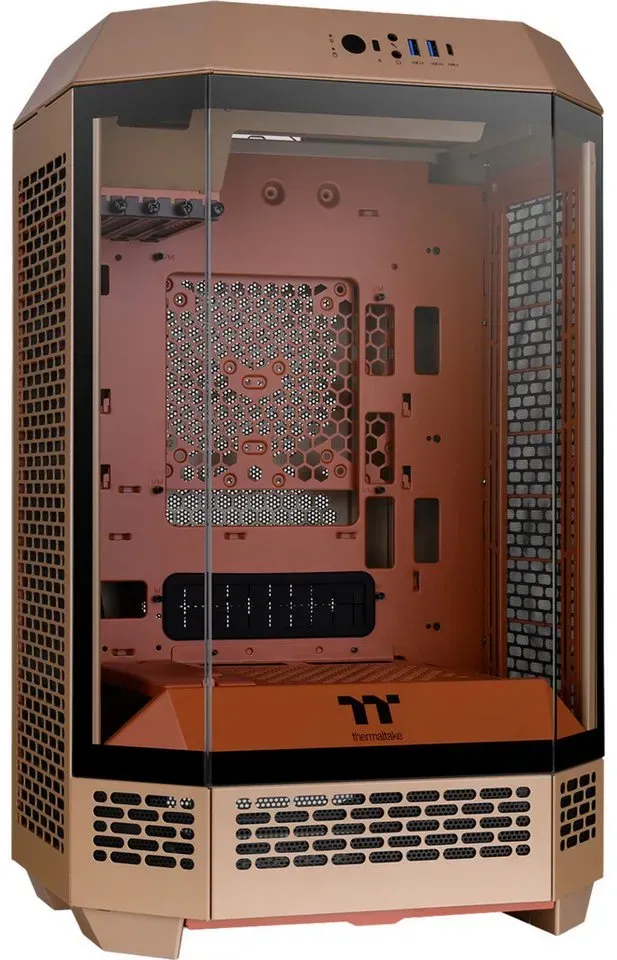 Thermaltake PC-Gehäuse Thermaltake The Tower 300, Tower-Gehäuse braun