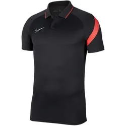 Nike Academy Pro Poloshirt Herren - anthrazit/rot -2XL