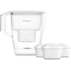 Tchibo - Sodapop Wasserfilter »Selina« inkl. 3x3 Kartuschen - weiß