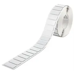 Wago 210-842 Tasterschilder, Für Rahmen, zum Einrasten oder Kleben, 27 x 12, 5 mm, silberfarben 210842