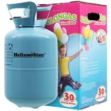 HeliumStar Helium Einwegflasche - 200 Liter - bis zu 30 Ballons - Heliumflasche Luftballongas Geburtstag Hochzeit Party