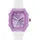ICE-Watch ICE boliday 23, Gehäusefarbe lila, Silikonarmband weiß, Größe M