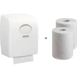 Kimberly-Clark Aktionsset "Komfort" Handtuchpapier + Spender 7955+6781 , Aktionsset zum Sonderpreis