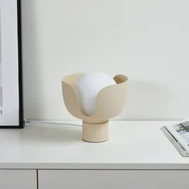 LINDBY Tischleuchte Lindby, Fiora, Beige, für Wohnzimmer, Metall, Modern, / 21