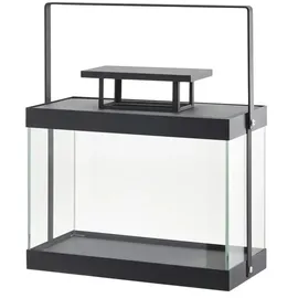 Möbel Kraft Metalllaterne  Schwarz  Metall,Glas