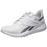 Reebok Flexagon Energy 4 Sneaker, FTWR White/Pure Grey 2/Silver Met, 38.5 EU