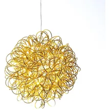 MARELIDA Kugelleuchte Aluminium D: 30cm 50LED wetterfest gold