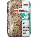 Nova Minerals Tongranulat zur Drainage Keramsit Blähton für den Garten (8-20 mm) 20L – Hochwertiger Keramischer Zuschlagstoff für Drainage, Mulchen, Hydroponik und Bodenverbesserung