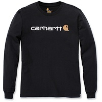 CARHARTT Long-Sleeve Logo schwarz XS