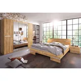 WIMEX Schlafzimmer-Set "Anna", braun (plankeneichefarben), Schlafzimmermöbel-Sets